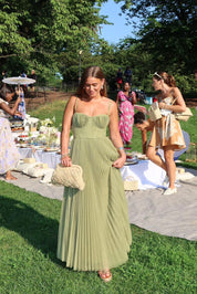 Hayley | Bustier Sleeveless Midi Dress