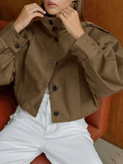 Sarah | Veste caban courte