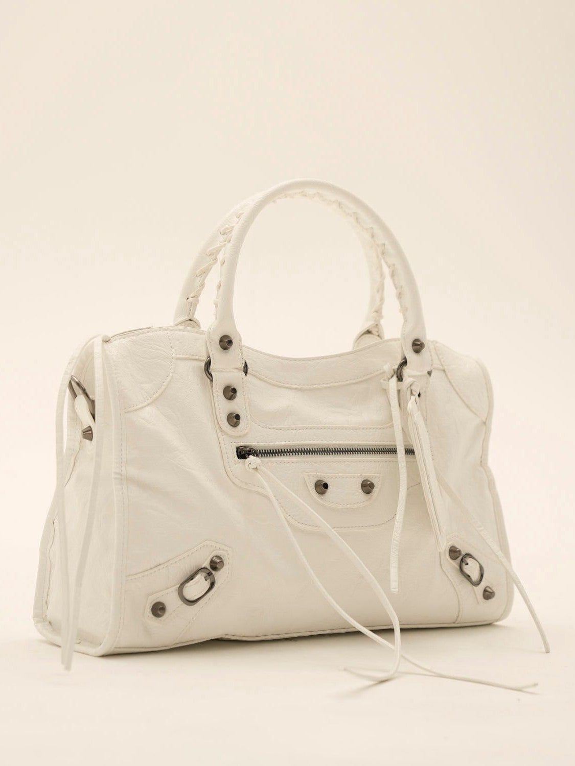 Arabell | Vintage Faux Leather Structured Tote Bag