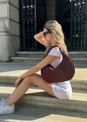 Curlew | Woven Large Shoulder Bag