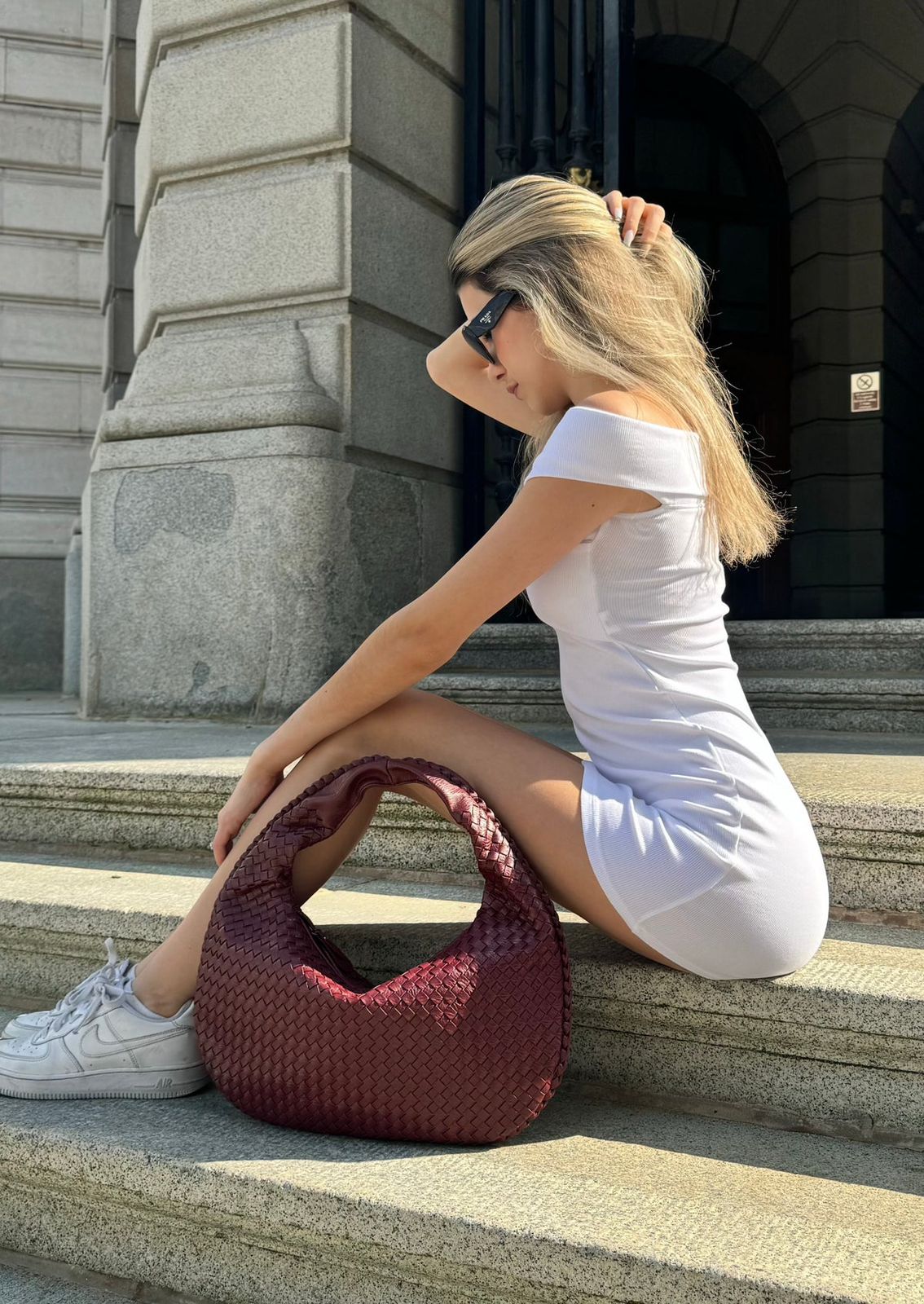 Curlew | Woven Large Shoulder Bag