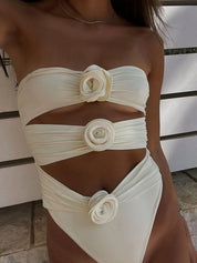Adriana | Flower Swimsuit