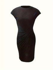Women's Classic High-Quality Dress with Scoop Neck