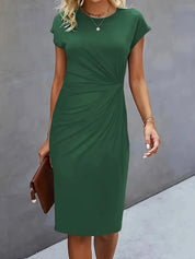 Women's Classic High-Quality Dress with Scoop Neck