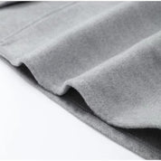 Celine | Wool Blend Belted Coat with Faux Fur Cuffs