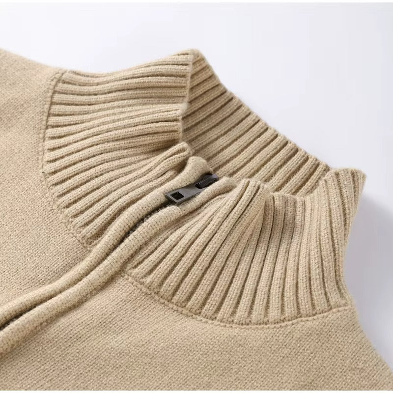 Judy | Women's Zip-Up Knit Cardigan