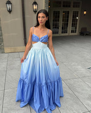 Catarina | Ombre Cutout Maxi Dress
