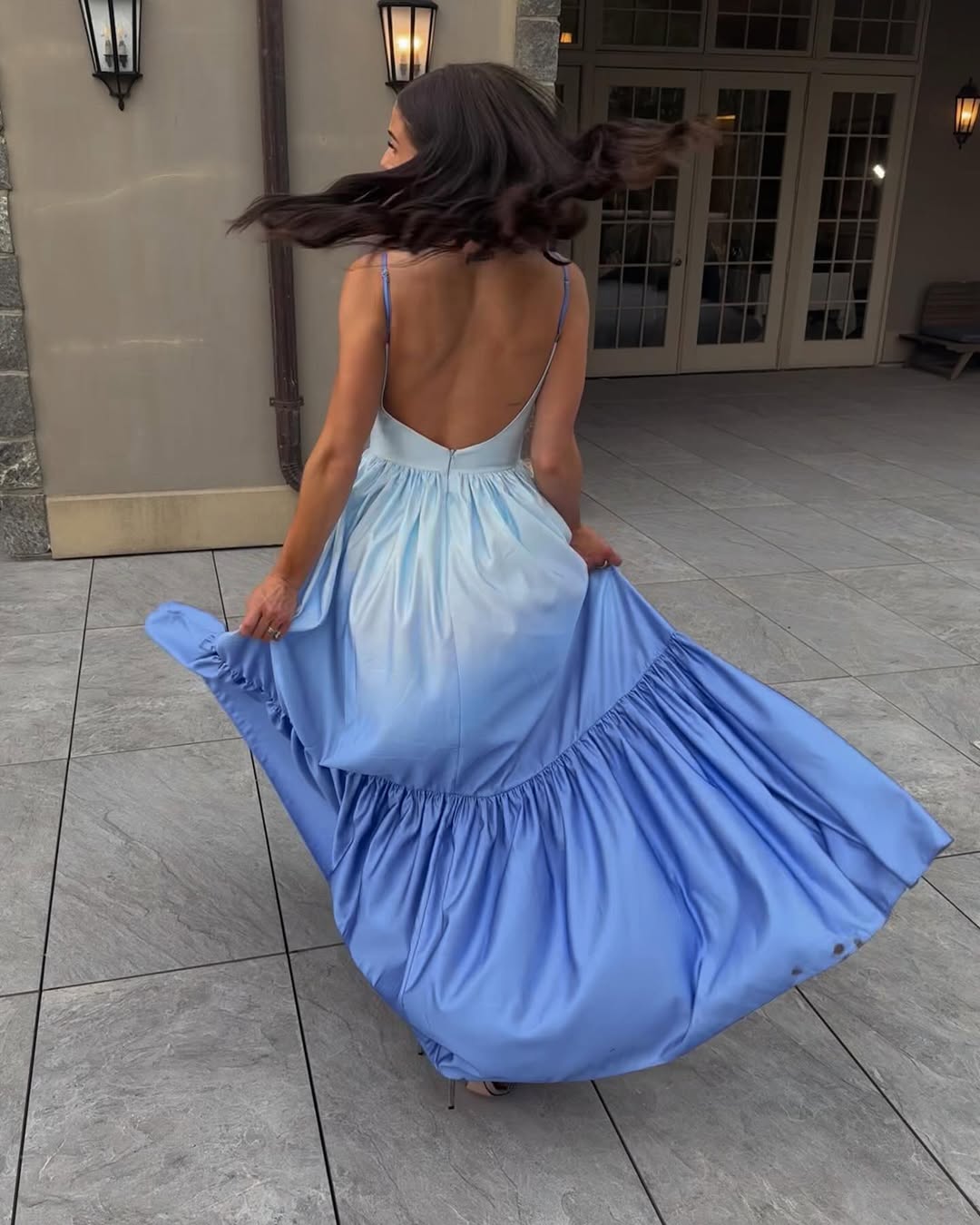 Catarina | Ombre Cutout Maxi Dress