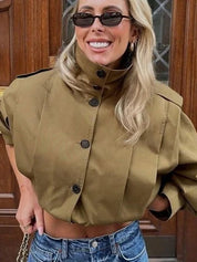 Sarah | Veste caban courte