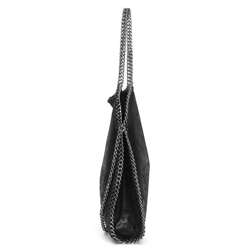 Emma - Large Handbag with Elegant Chain Handle for Women