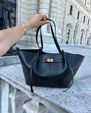 Leather Shopper Tote Bag | Adele