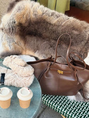 Leather Shopper Tote Bag | Adele