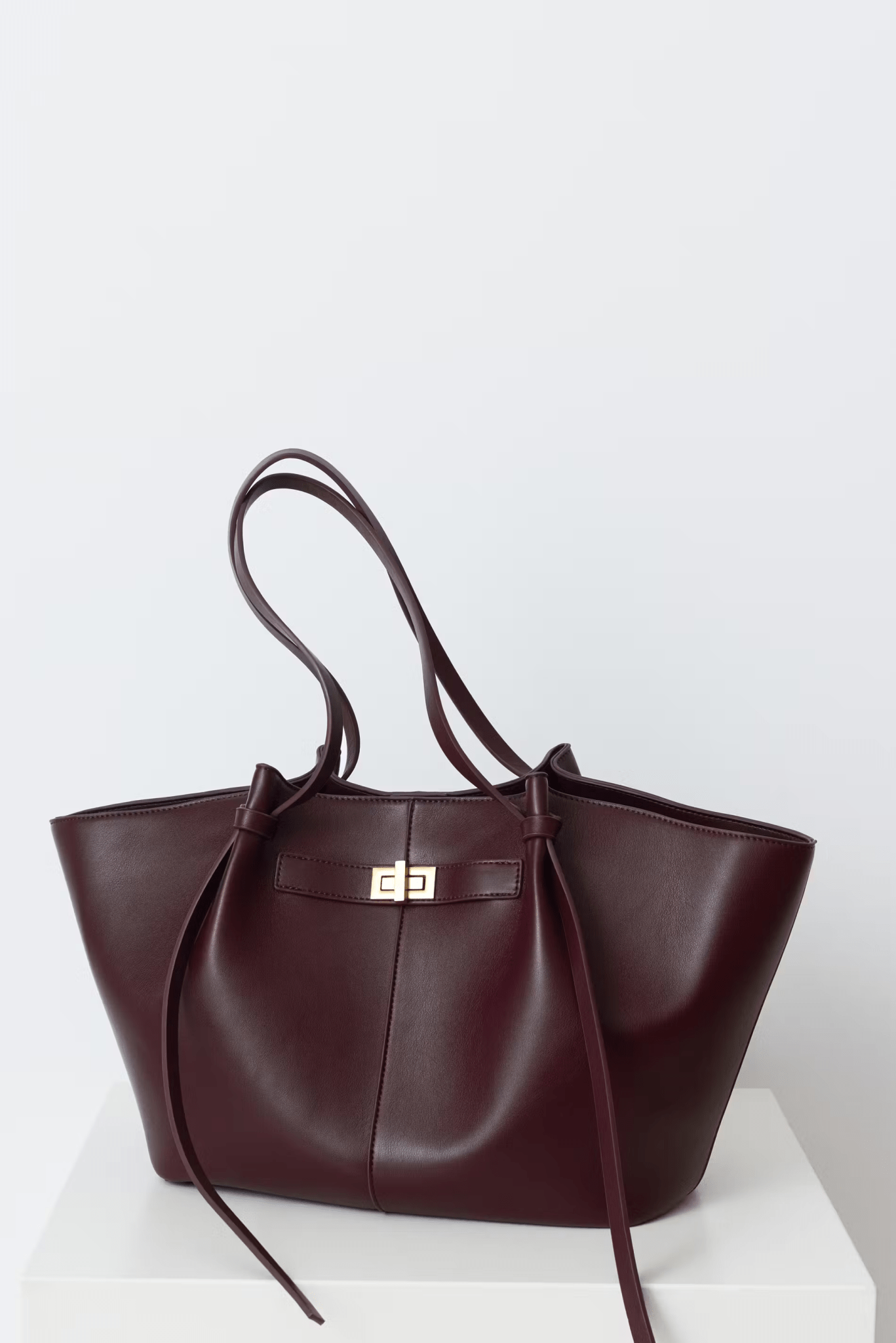Leather Shopper Tote Bag | Adele
