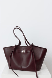 Leather Shopper Tote Bag | Adele