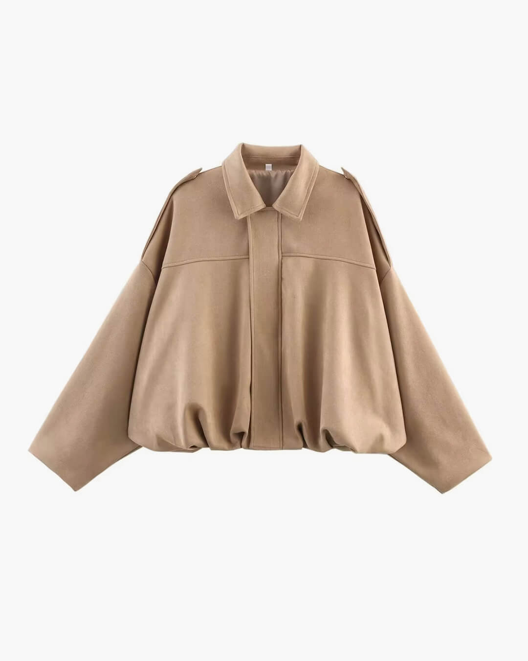 Lara | Suede Bomber Jacket