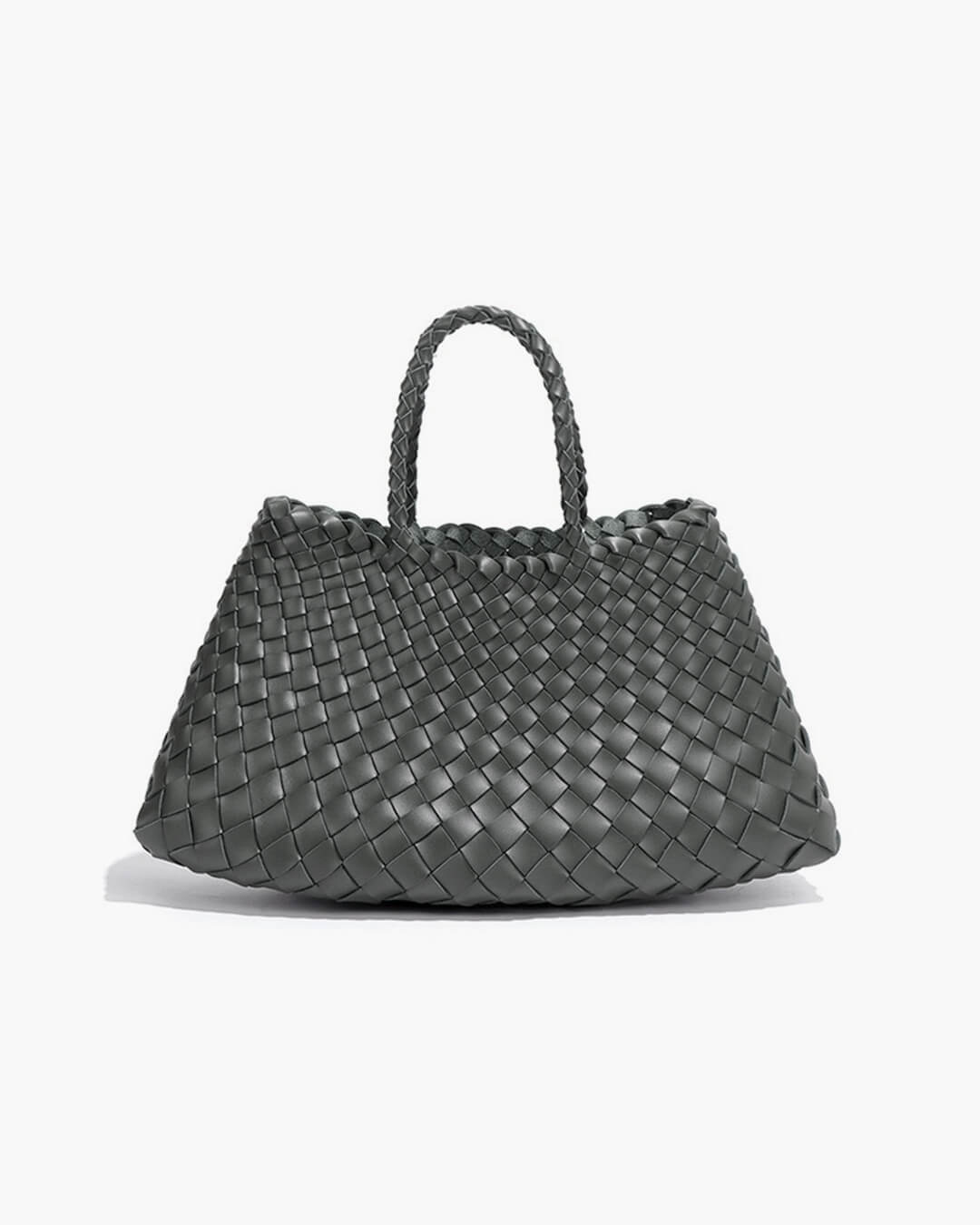 Madeleine Vegan Leather Woven Bag Medium