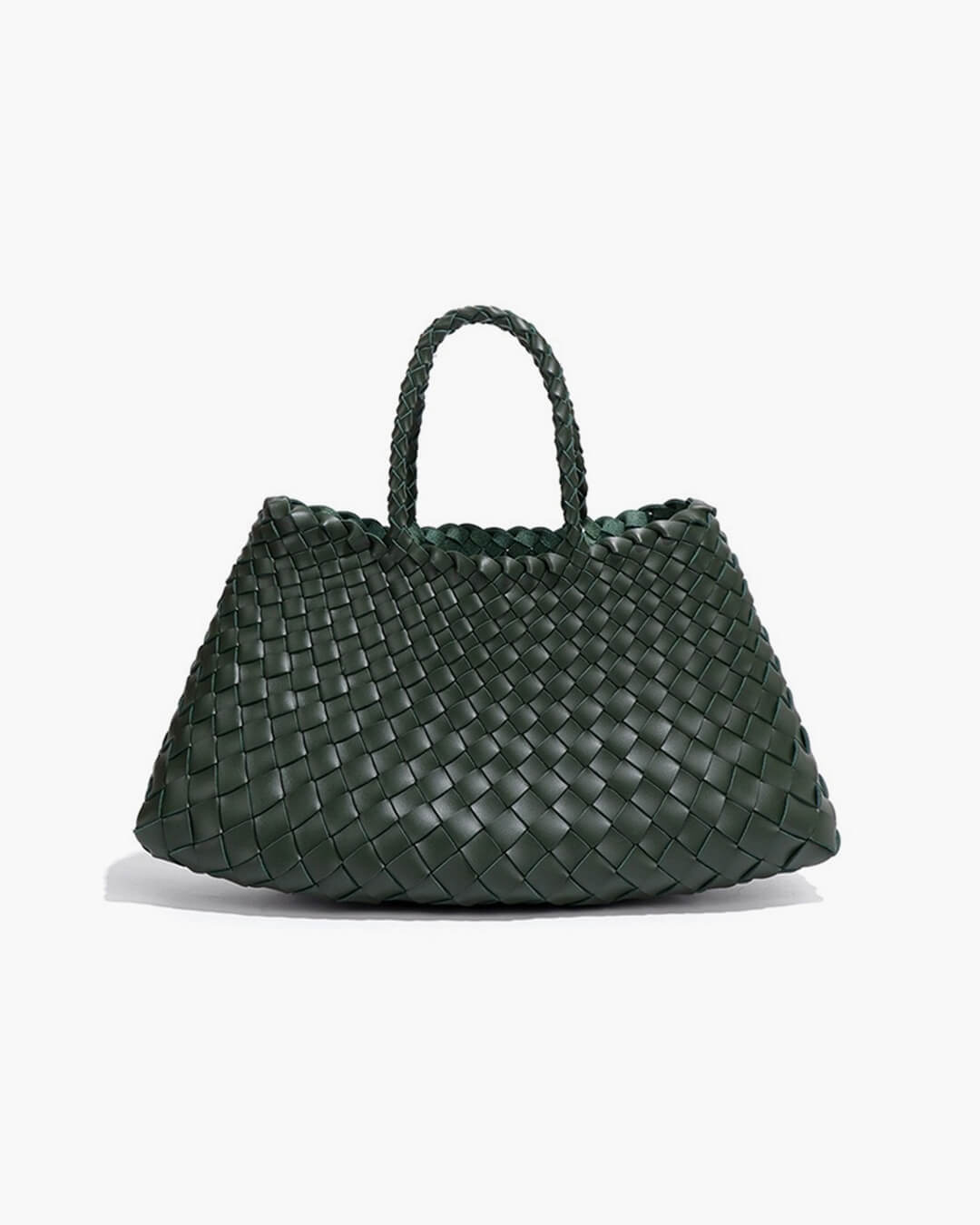 Madeleine Vegan Leather Woven Bag Medium