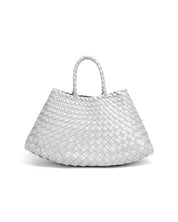 Madeleine Vegan Leather Woven Bag Medium