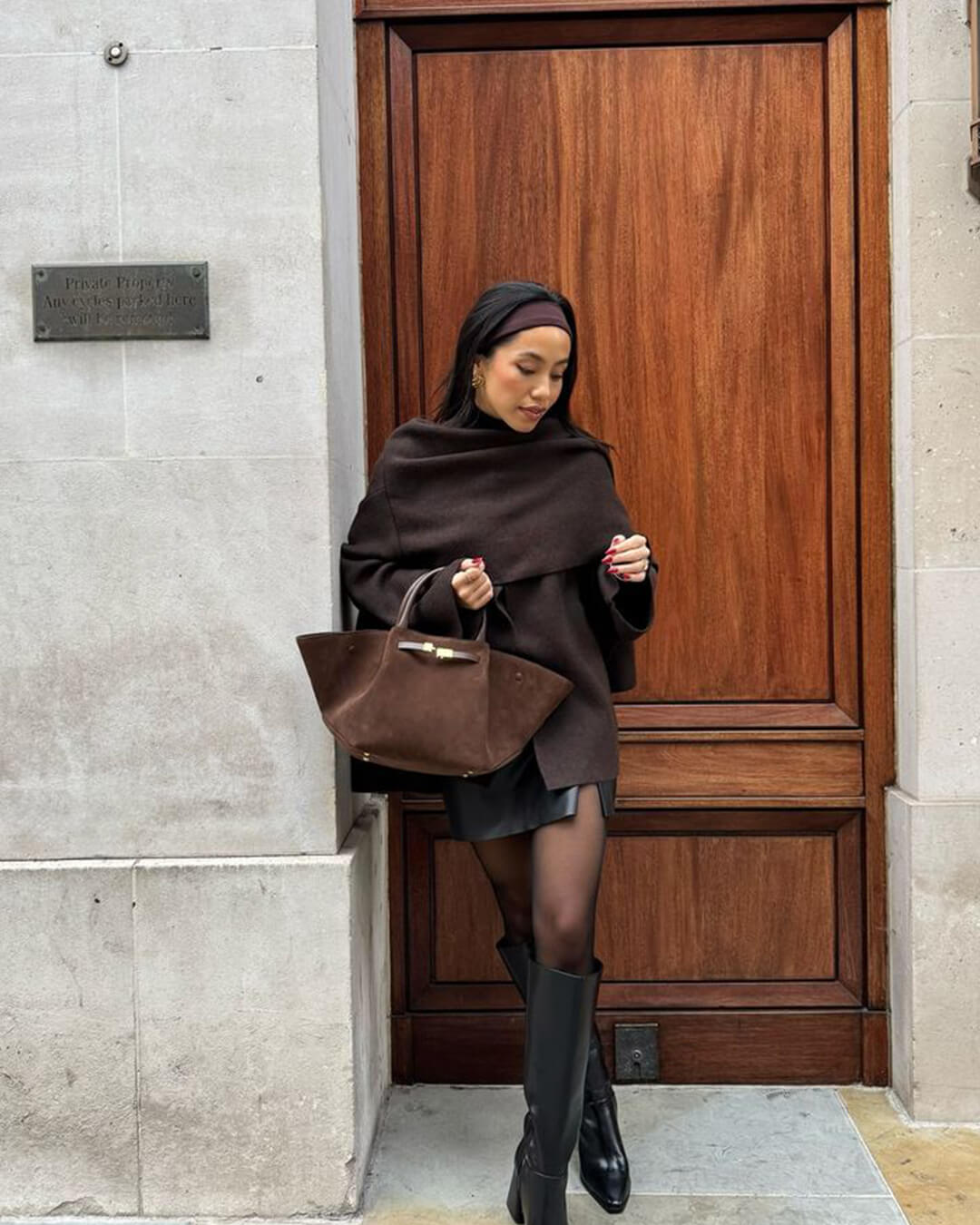 Ava | Henkeltasche aus Wildleder