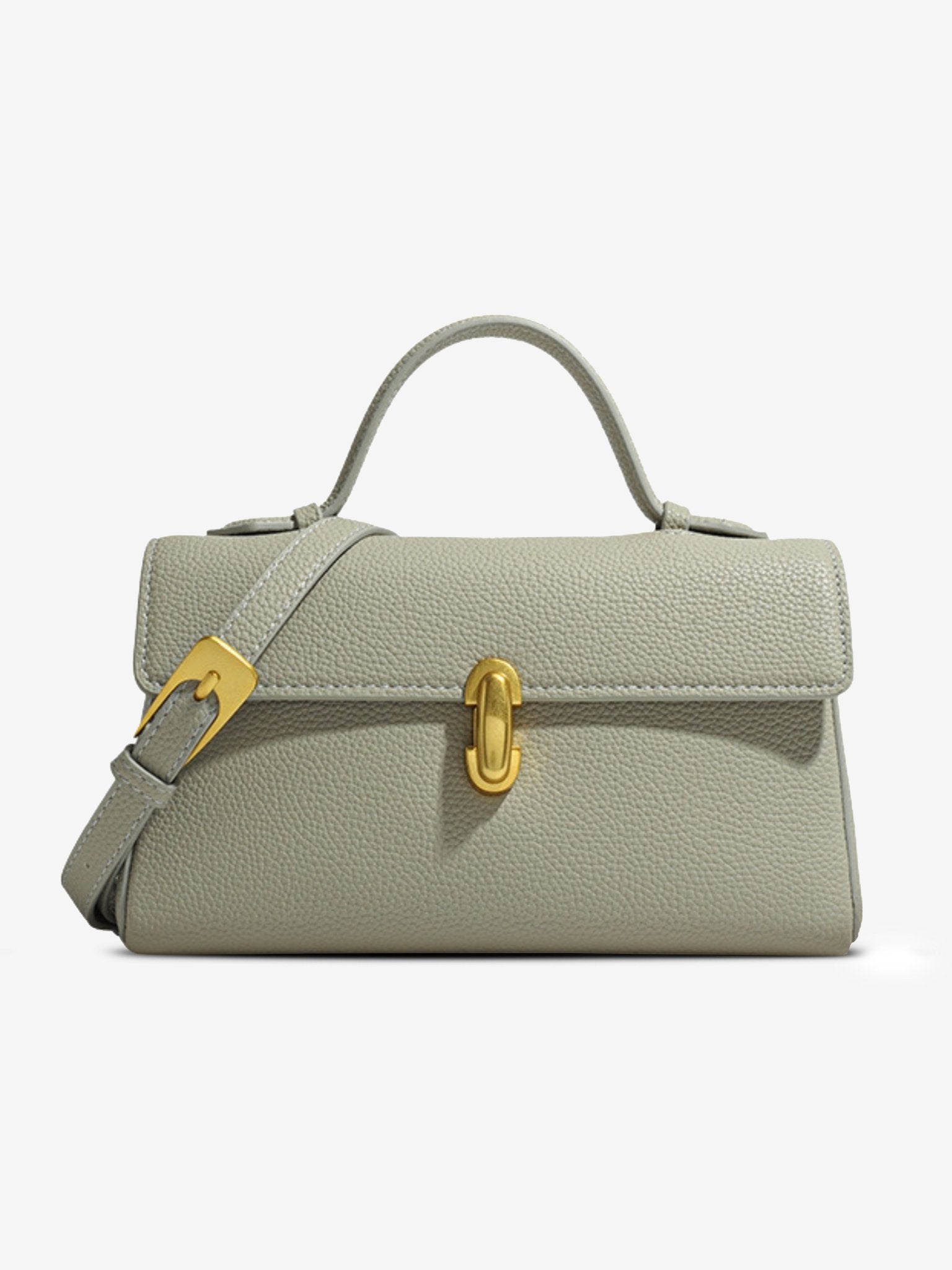 Cassy Elegant Vegan Leather Crossbody Bag with Removable Strap