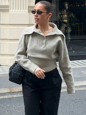 Selena | Pull court en maille