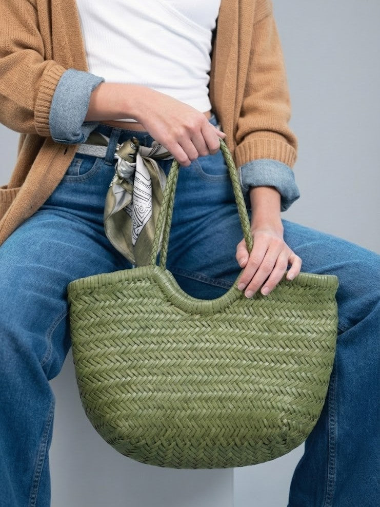 Avril | Sac fourre-tout tissé surdimensionné